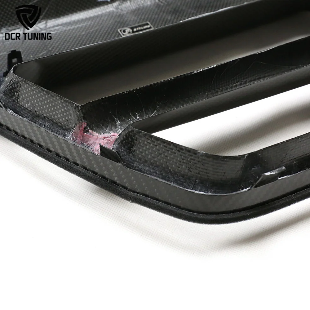 G82 Carbon Fiber Front Grille ST Style for BMW M3 G80 G82 G83 M4 Dry Carbon Front Bumper Kidney Grid Mesh Automotive Accessories