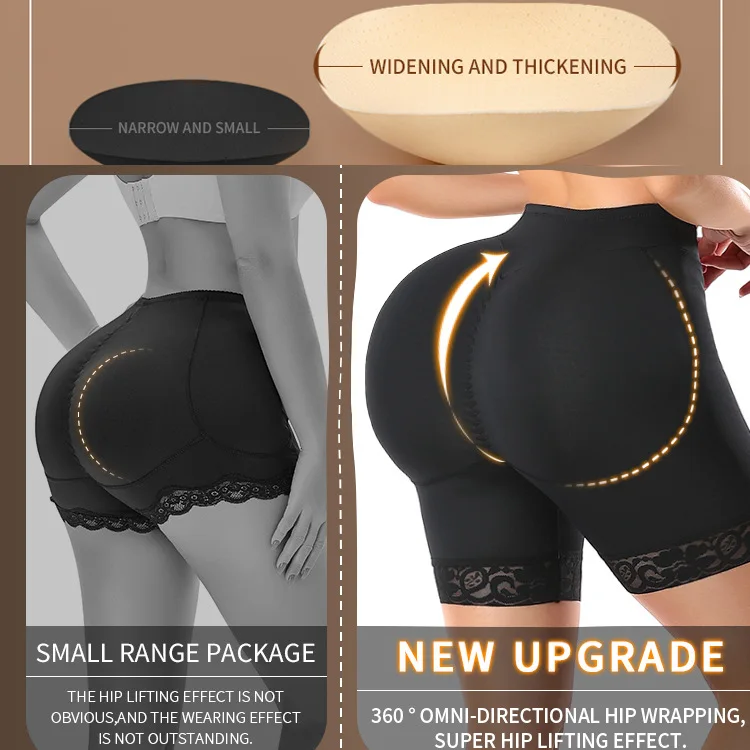 Hip Enhancer Panties with Extra Large Pads Butt Lifting Body Shaper Shorts Fake Ass Big Buttocks Shapewear Booty Bigger