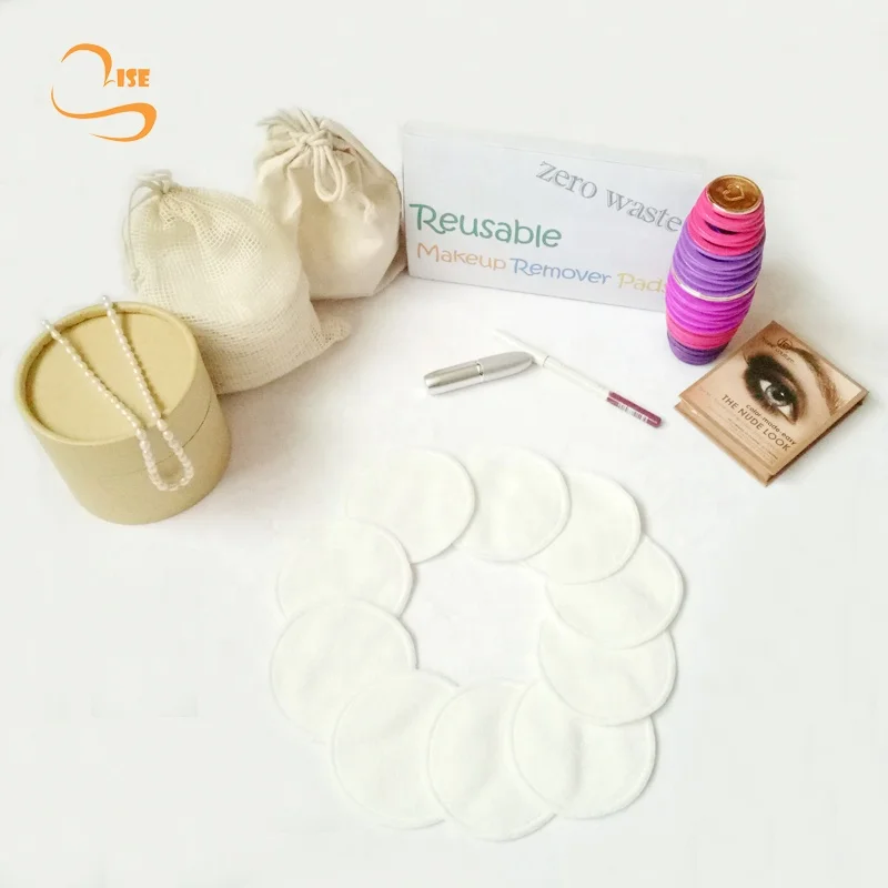 Мягкие бамбуковые махровые накладки для снятия макияжа с нулевой потери ткани, Женские бамбуковые многоразовые накладки для лица