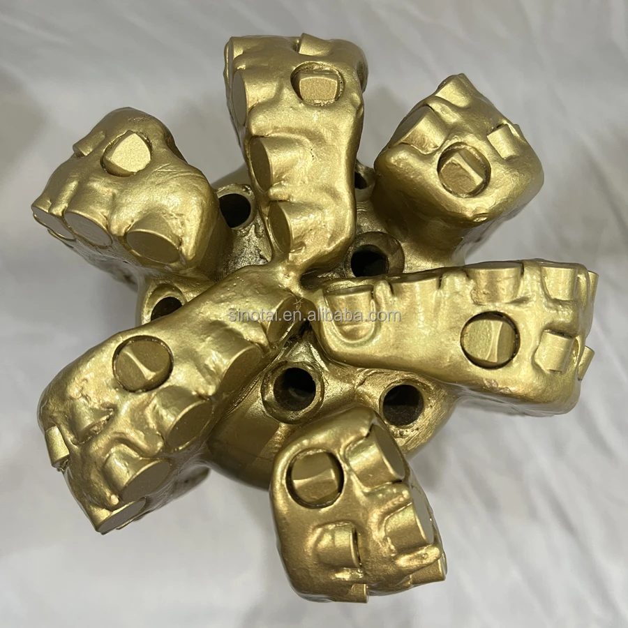 new design wholesale drag bit 120mm with 5 alas  pdc drill bit   5 1/2 inch scrap Vietnam for oil drilling