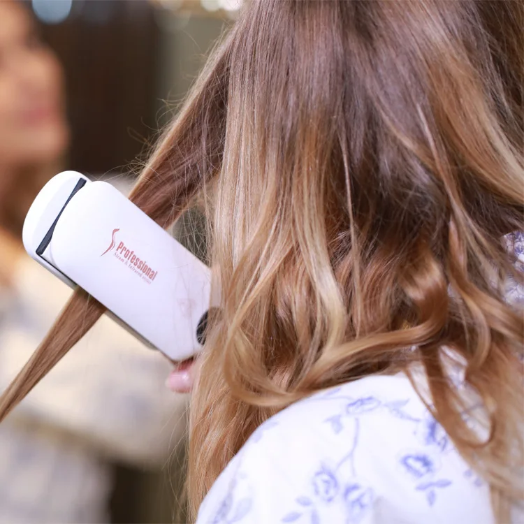 Beauty Salon Dry Wet Dual Purpose Professional Fast Steam Straightener Hair Salon Special Ceramic Straightener Flat Iron