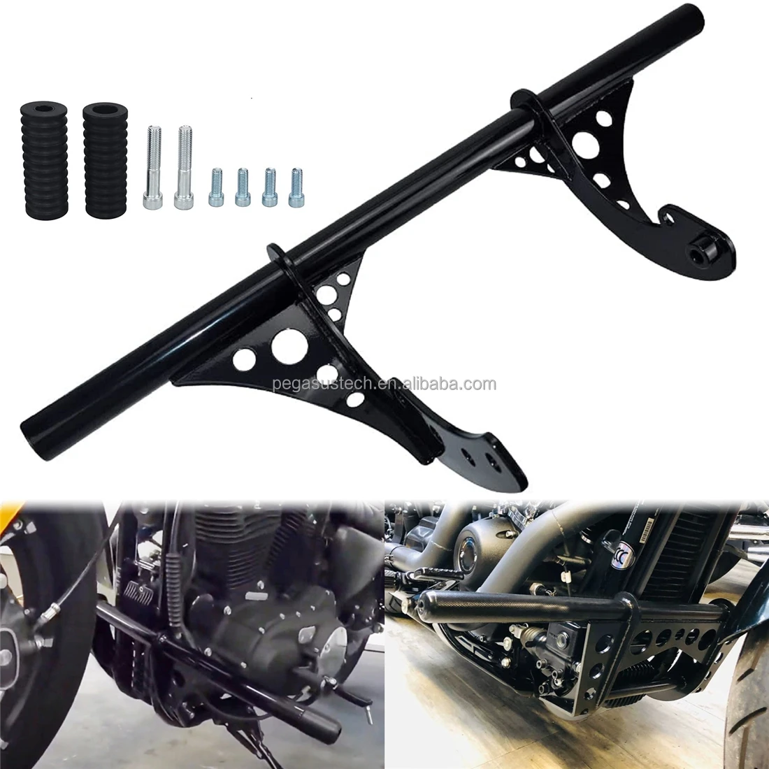Highway Engine Guard Crash Bar Front Body Frame Protector For Harley Softail Slim FLSL Street Bob FXBB Low Rider 2018-2020