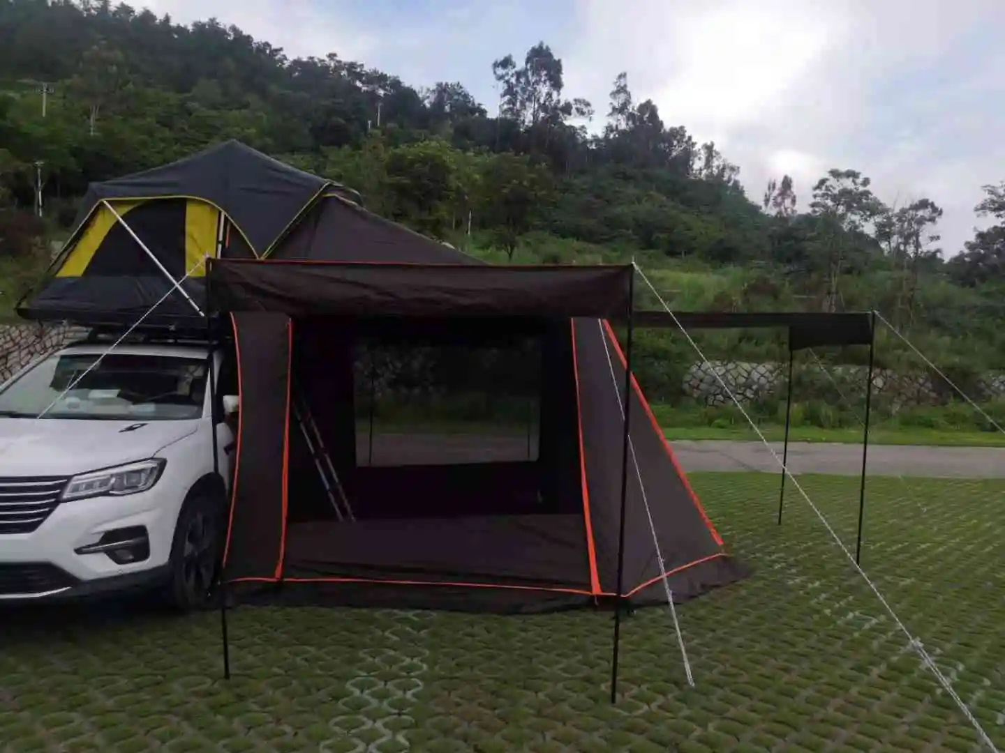 Attractive price new good tent roof for car used car tent garage china tent
