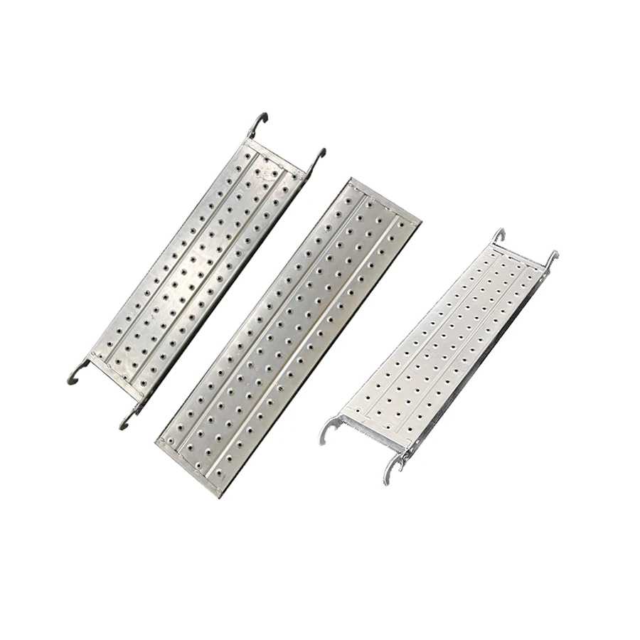 225mm Galvanized Building Ladder Platform Ringlock Scaffolding Steel Metal Walk Platform Catwalk Board Decking Steel Plank