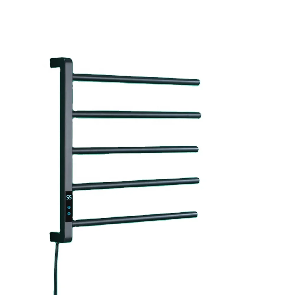 Duxini Stainless Steel Towel Heated Drying Rack Heating Towel Track Rack Radiator Bathroom Traditional Heated Towel Rail Rack
