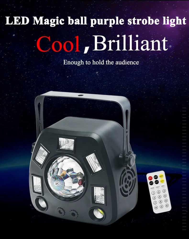 New magic ball strobe flash effect nightclub DMX 512 mood magic lights led stage spot light dj stage lighting