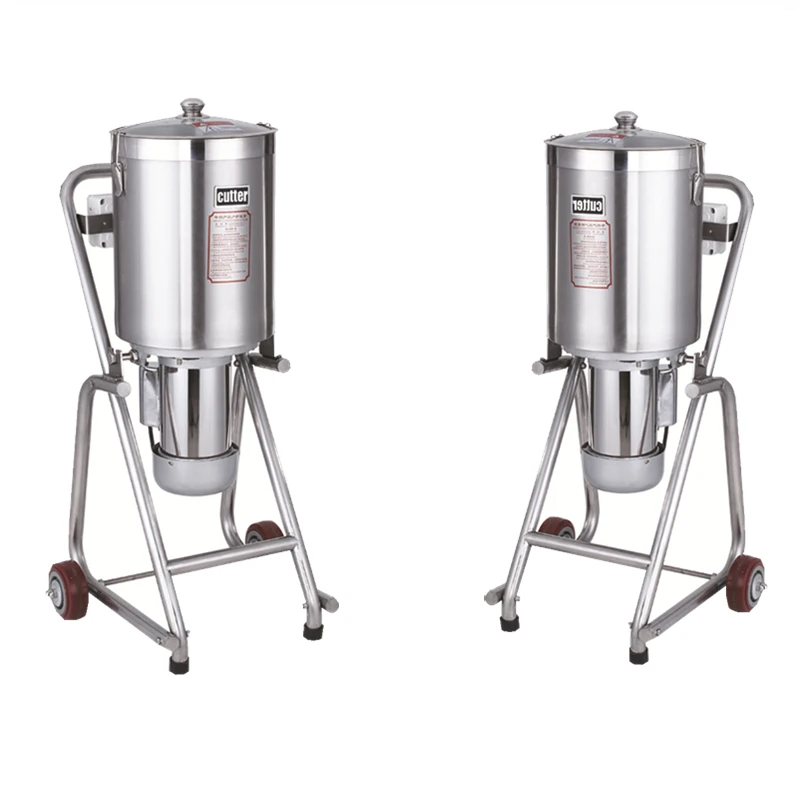 Electrical Stainless Steel Double Blade Meatballs Beater Food Cuuter and Mixer Machine