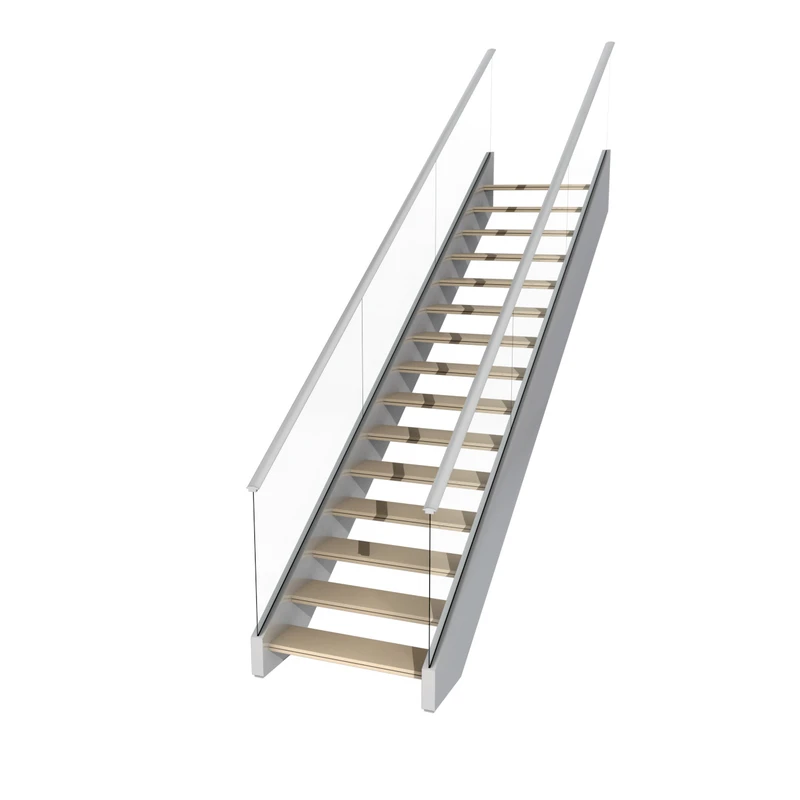 Artistic Straight stairs office/household/apartment/solid wood stairs