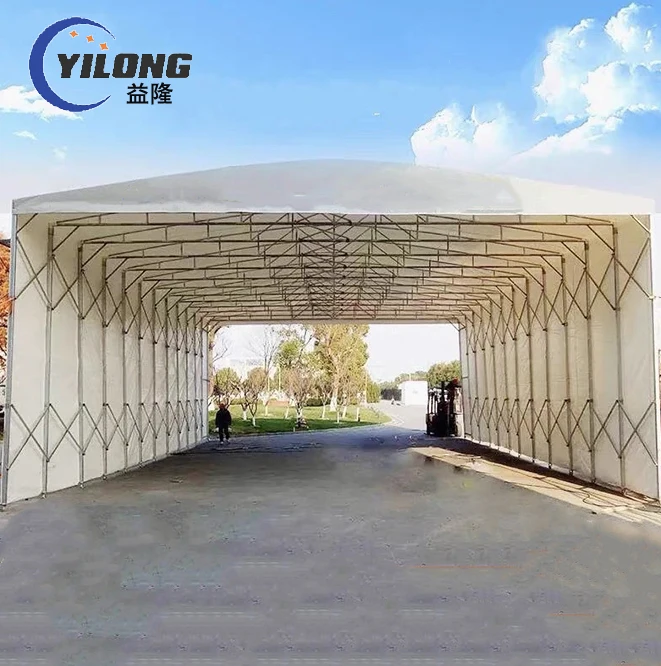 Easy installation canvas roof steel structure retractable canvas canopy