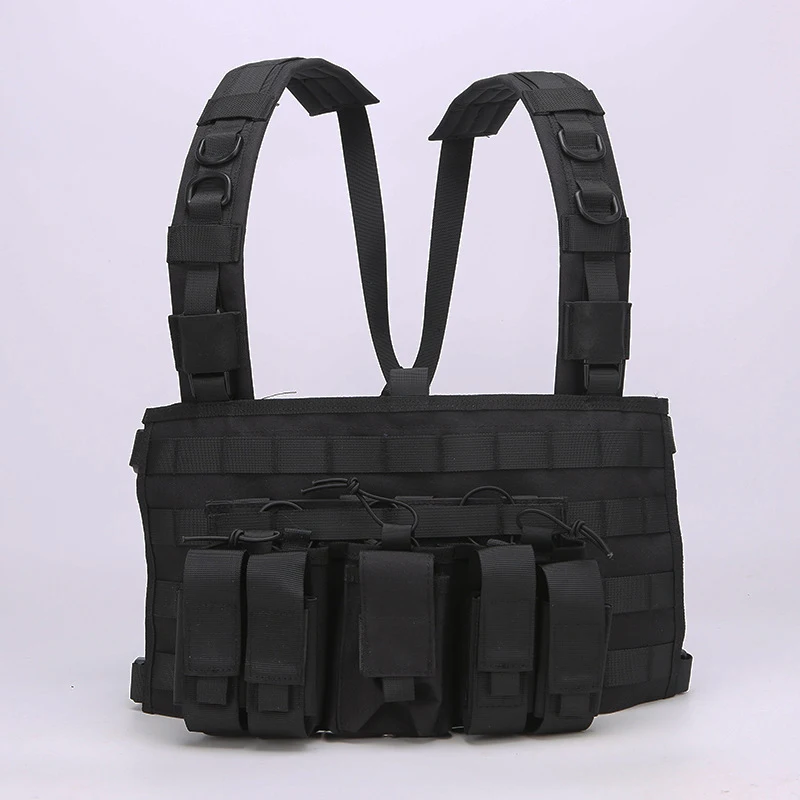Gina New Arrival Tactical Vest Universal Magazine Molle Pouch Security Recon Harness Chest Rig Bag Set