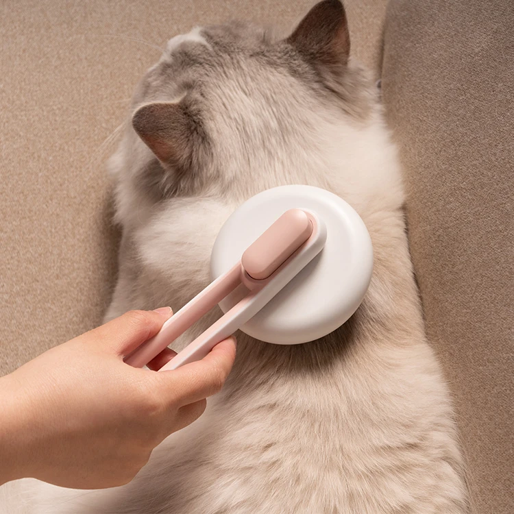 
2020 Hot Sale Pet Hair Grooming Removal Brush Metal Teeth Comb Hair Massage Pet Dog Grooming Comb 