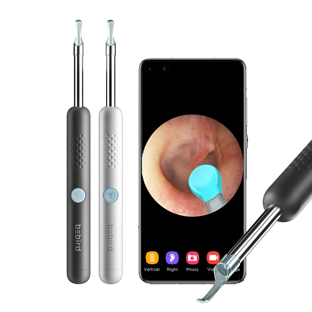 Household digital electronic smart visual ear cleaner ear wax remover wifi with 3.9mm endoscope bebird R1