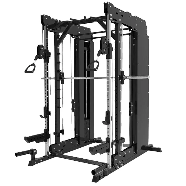 Fitness Crossover Cable Smith Power Rack  Weight Cable Pully System Gym Smith Machine Multi Functional Smith