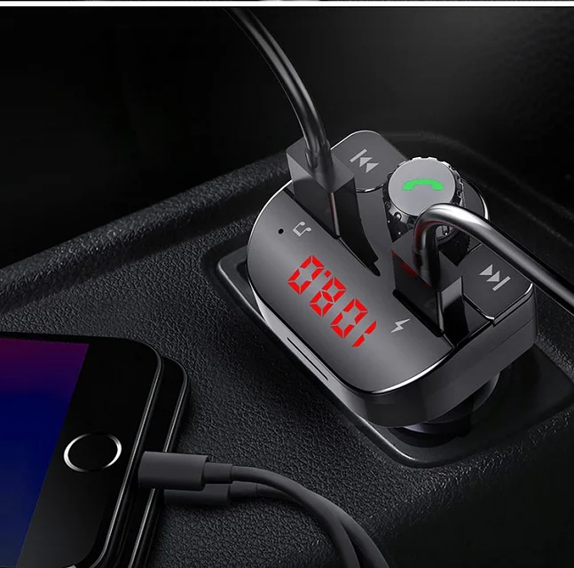  Yikoo OEM Многофункциональный телефон с двумя USB-портами автомобильное зарядное устройство Быстрая зарядка мощная Совместимость