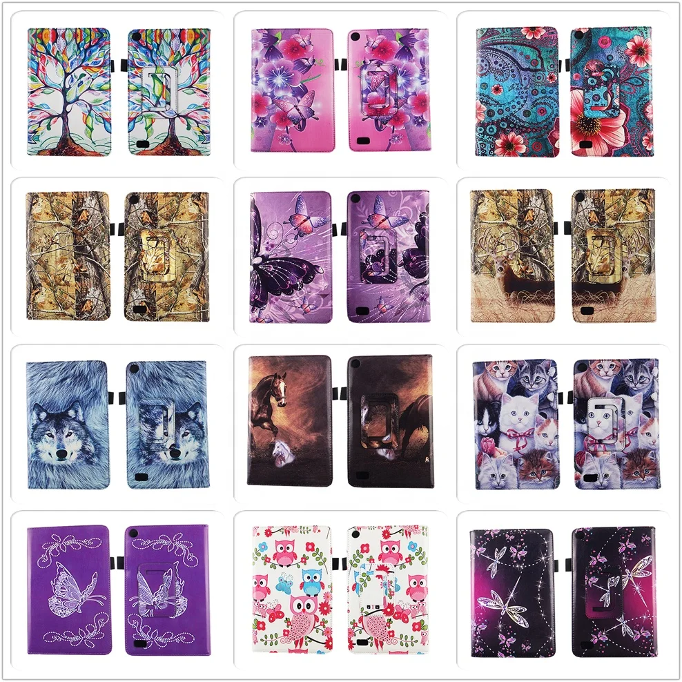 
Custom Printing Design PU Leather Tablet Cases For Lenovo Tab 2 (A10-70/Tab 3 10 Business/TAB-X103F) 