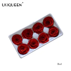 Yunnan Culinan factory wholesale a grade stabilized rose preserved long preserved roses 4-5cm stabilized eternity flower