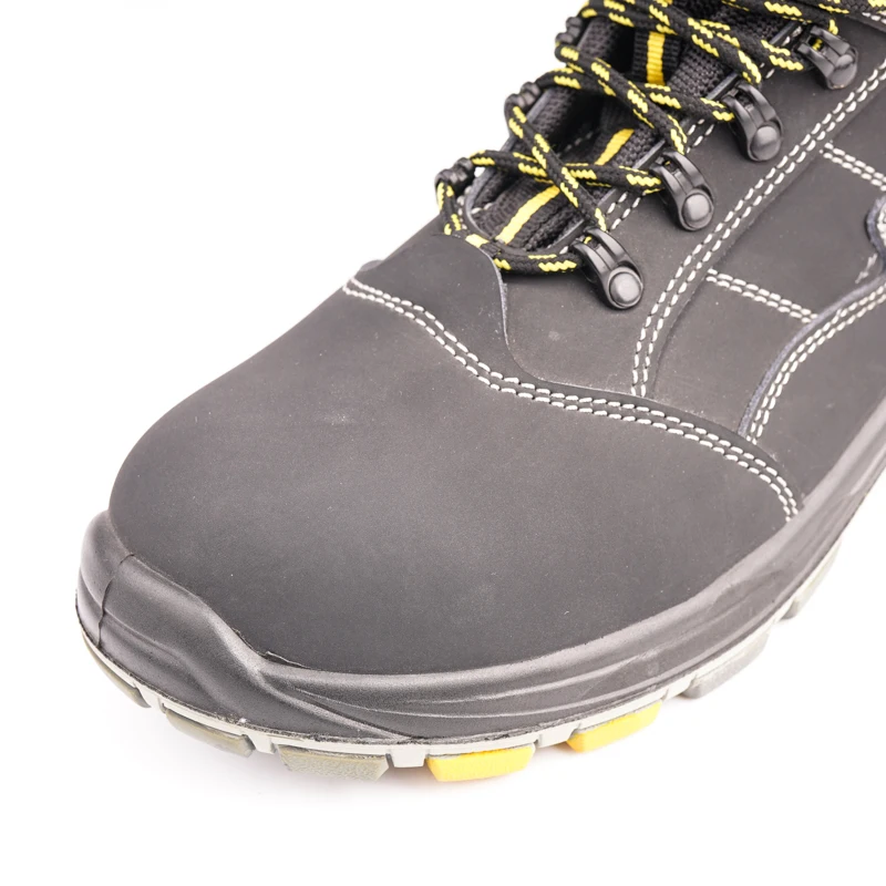 Heavy Industry Nubuck Waterproof Safety Shoes Anti Static ESD Protective Work Boots