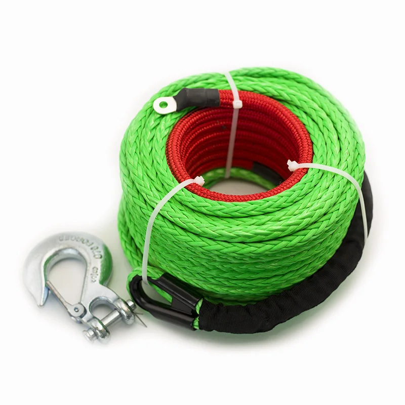 Best Selling Warn 12000Lbs 14Mm 12Mm*30M Atv Cable Uhmwpe Synthetic Winch Rope