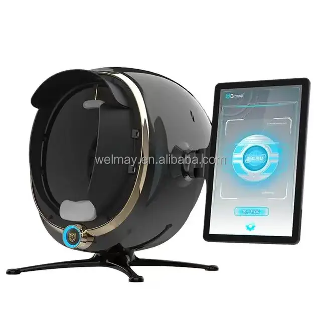 Portable Clinic Spa Salon Intelligent Welmay Moister	PH Face Facial Skin Hydration Level Tester Moisturizer Skin Tester Analyzer