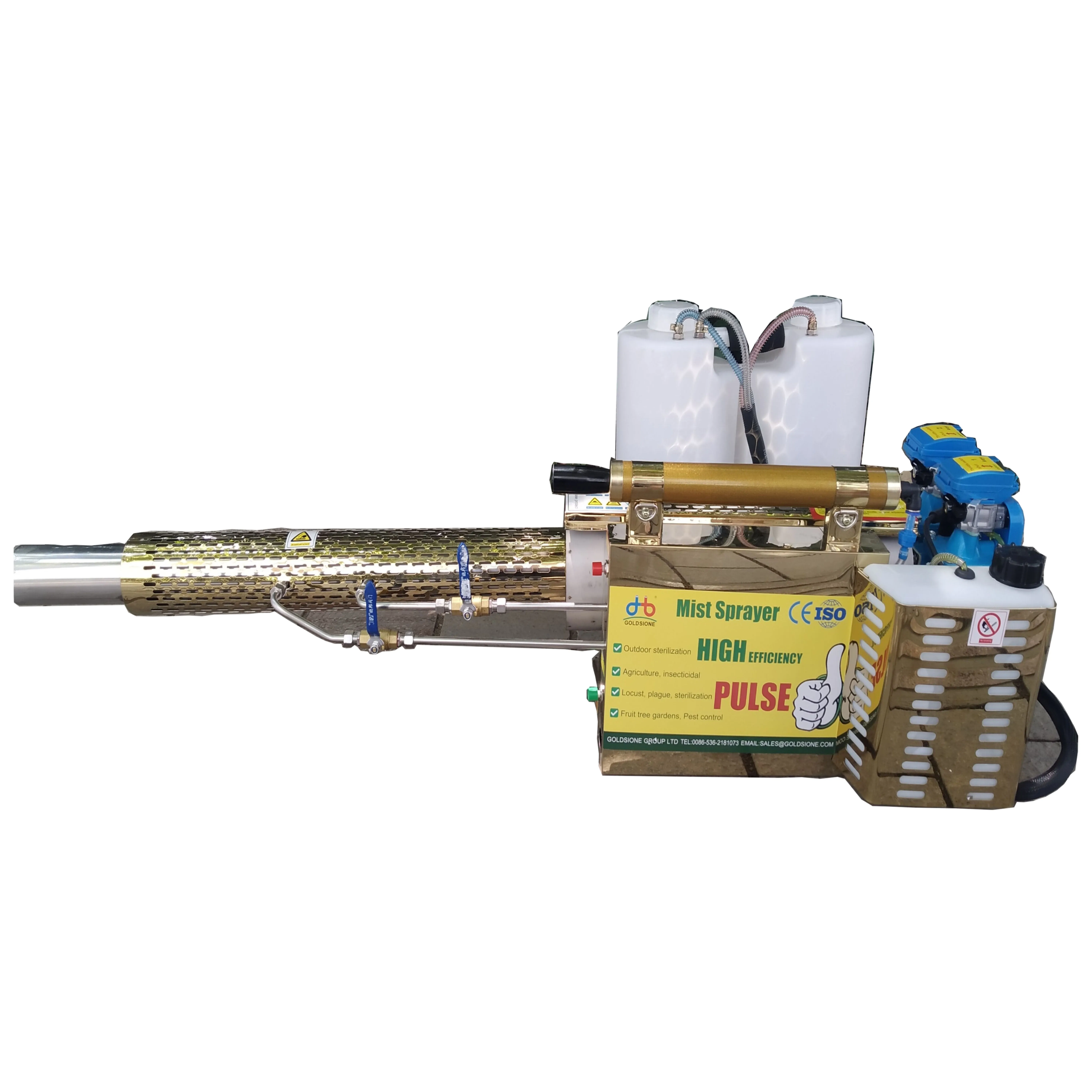 High power water mist and smoke fogger spray sanitization machine GWD-100A single valve