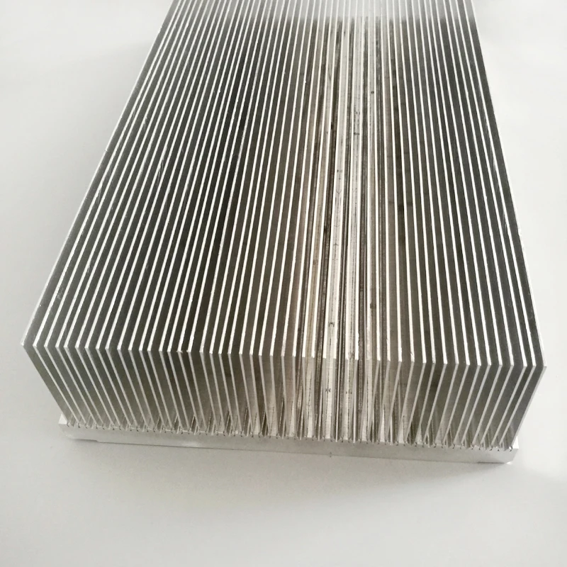 Semiconductor heat sink UPS heatsink Custom bonded fin heatsink  207(W)*75(H)*390(L)mm