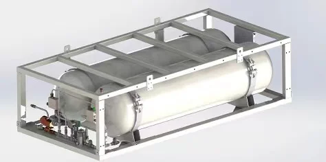 Customized Hydrogen tank 5000L hydrogen tank trailer hydrogen buffer tank