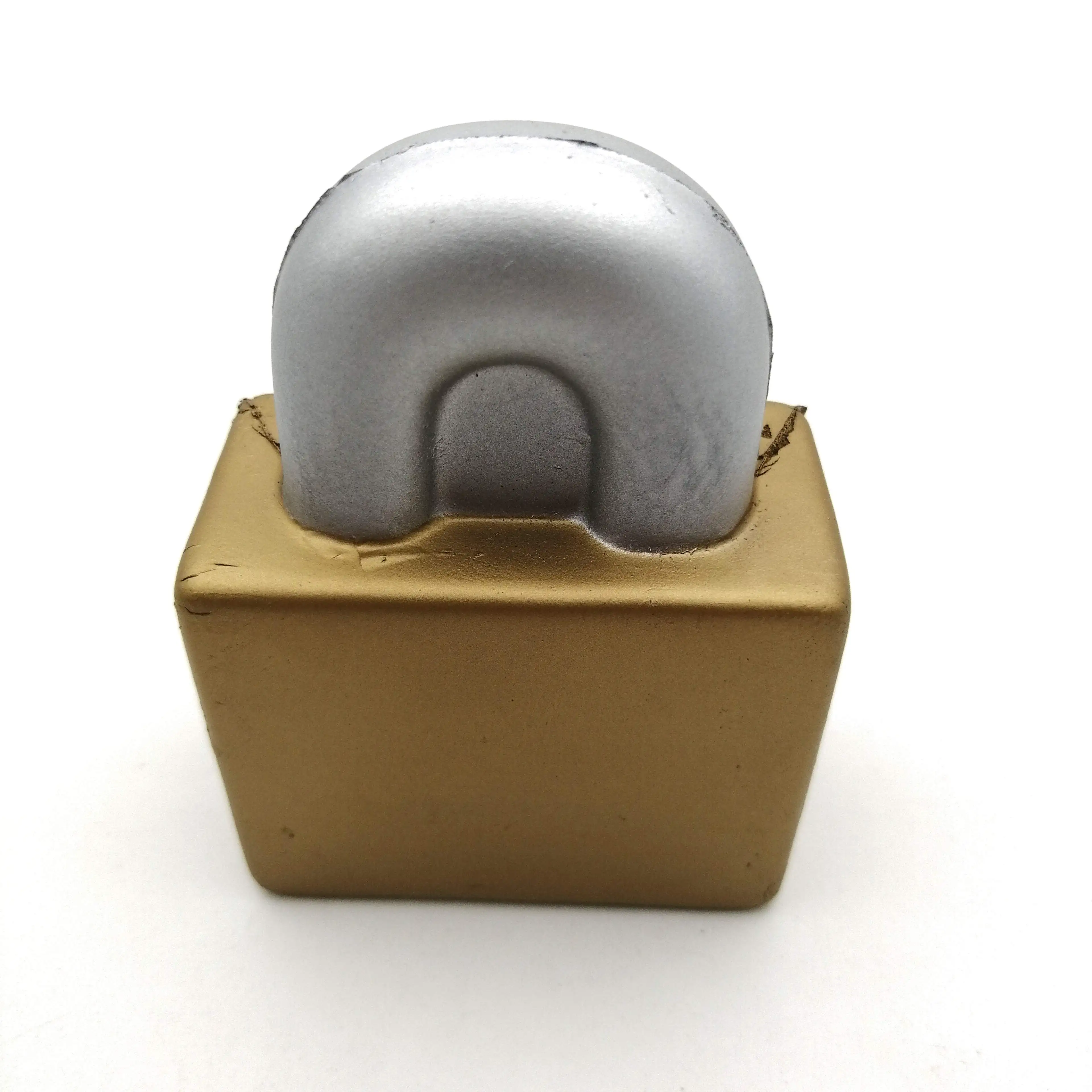 Custom Logo PU Foam Anti Stress Gas Tank Cylinder Stress Reliever Lock Stress Ball