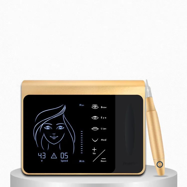 a Digital Permanent Make Up Machine Microblading Eyebrow Tattoo Pen Tattoo Gun Set On Sale