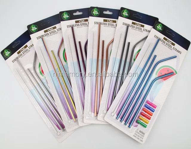 304 Stainless Steel Straight Pattern Straw for Bars Restaurants Hotels Personal Use Gifts Manufactured by Commercial Buyers