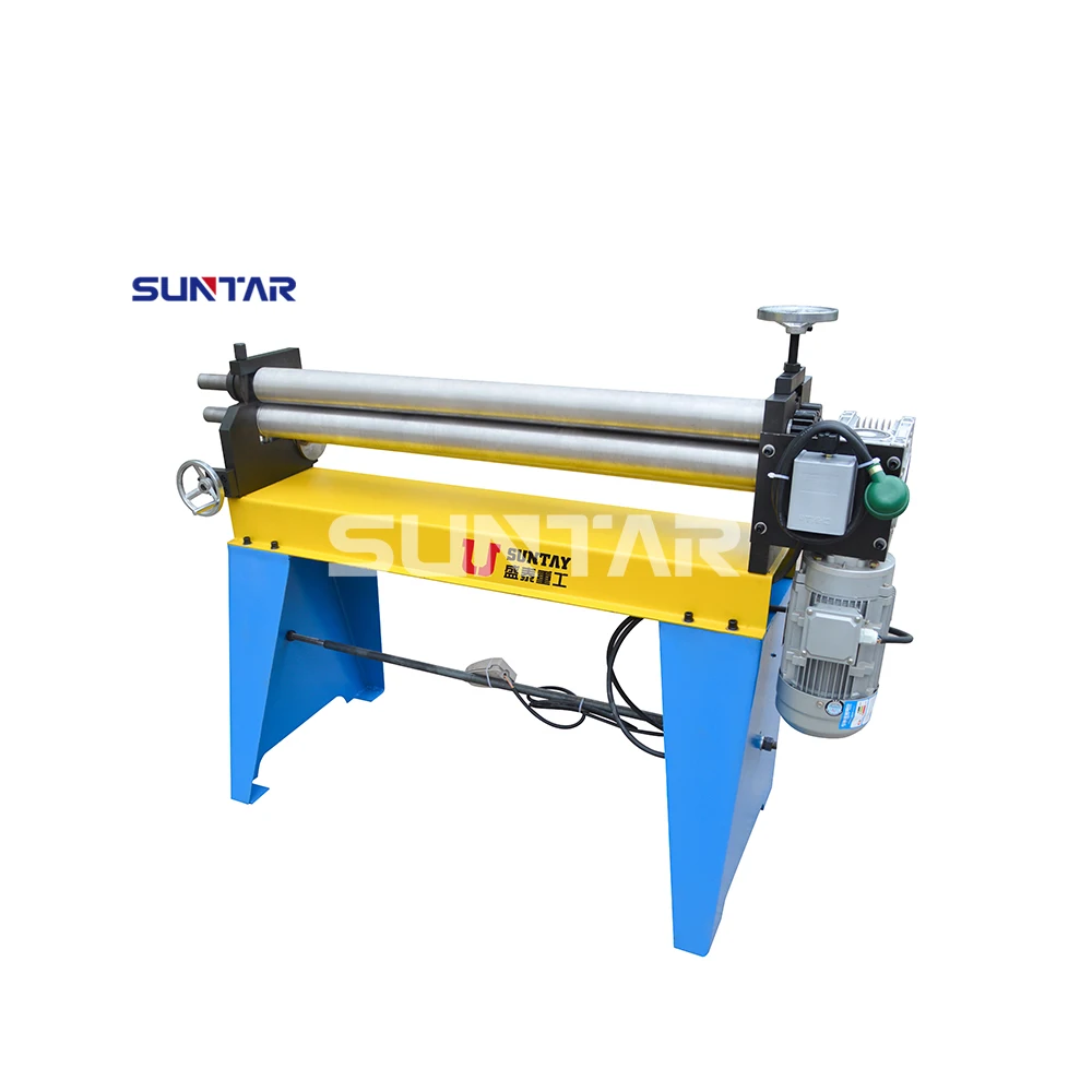 High Productivity 3-Roller Full Motorized Plate Rolling Machine Metal Bending Rolls for Duct Making
