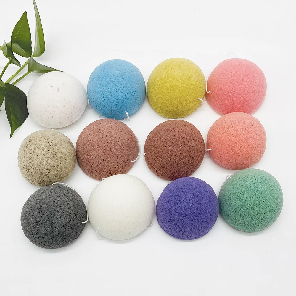 Спонжи Konjac оптовая продажа натуральные органические коньячные губки