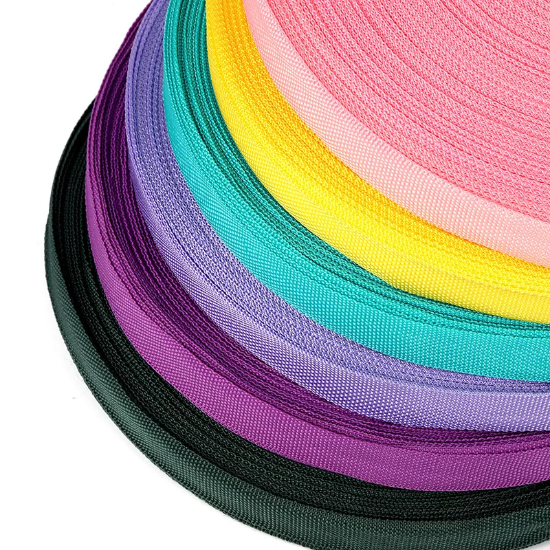 Premium Heavy Duty Weight Flat Pp Webbing Fabric Polyester Nylon Strapping Roll Webbing Polypropylene