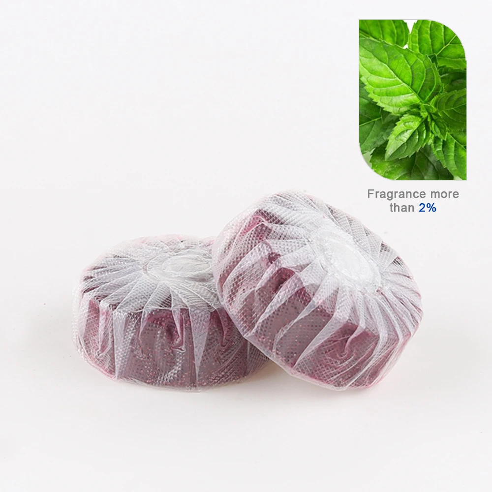 Low price highly effective automatic 3 pcs gel tabs naturally hotel toilet flush cleaner soap