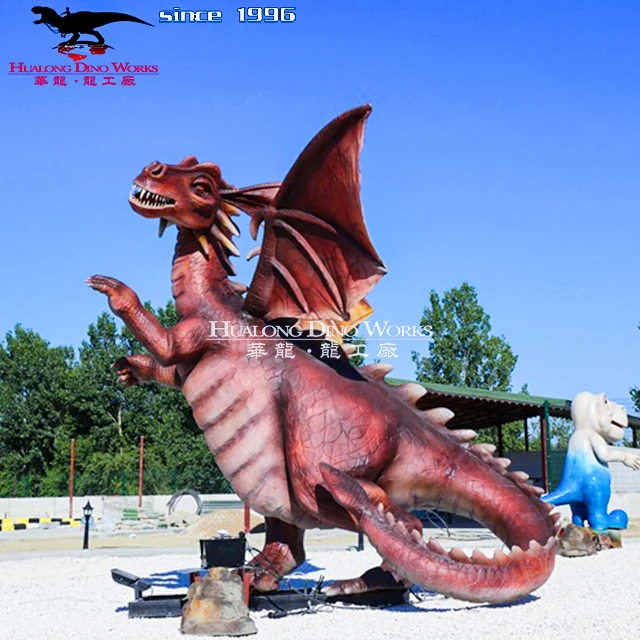 Giant and Fire-breathing Animatronic Big Dragon for Sale