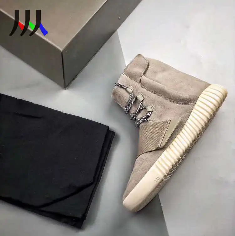 TOP Quality 1:1  Original Yeezy 750 boots triple Brown 1:1 quality sport men women yeeyz sneakers
