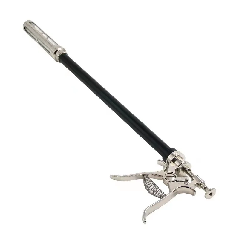 30ml 50ml Long Arm Veterinary Syringe Pig Sheep Adjustable Continuous Syringe Injector Animal Injection Gun