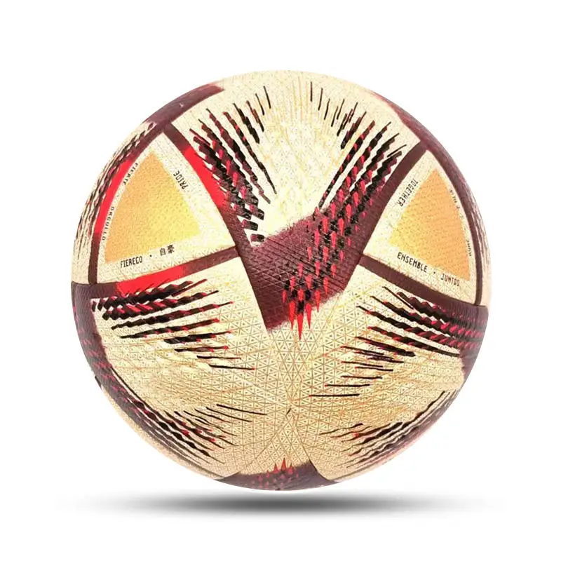 2023  Wholesale 2023 Qatar Soccer Ball Thermal Bonded Football PVC/PU Laminated Soccer