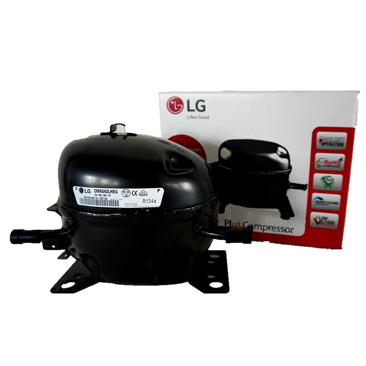 China LG R134A  1/8HP CMA042LHEM refrigerator compressor in stock with Separate Carton Loading