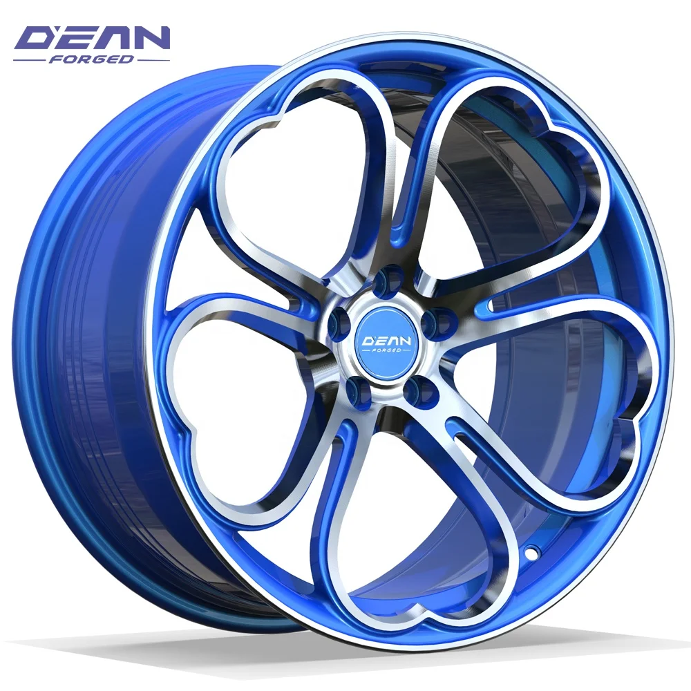 DEAN DB007 Custom forged wheels 16 to 24 inch 6061-T6 aluminum alloy wheel black coated 5x112 rims for Audi
