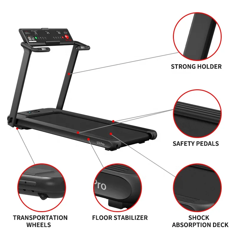 MERACH Gym Equipment Walking Pad Outdoor Folding Electric Treadmill Running Machine For Home