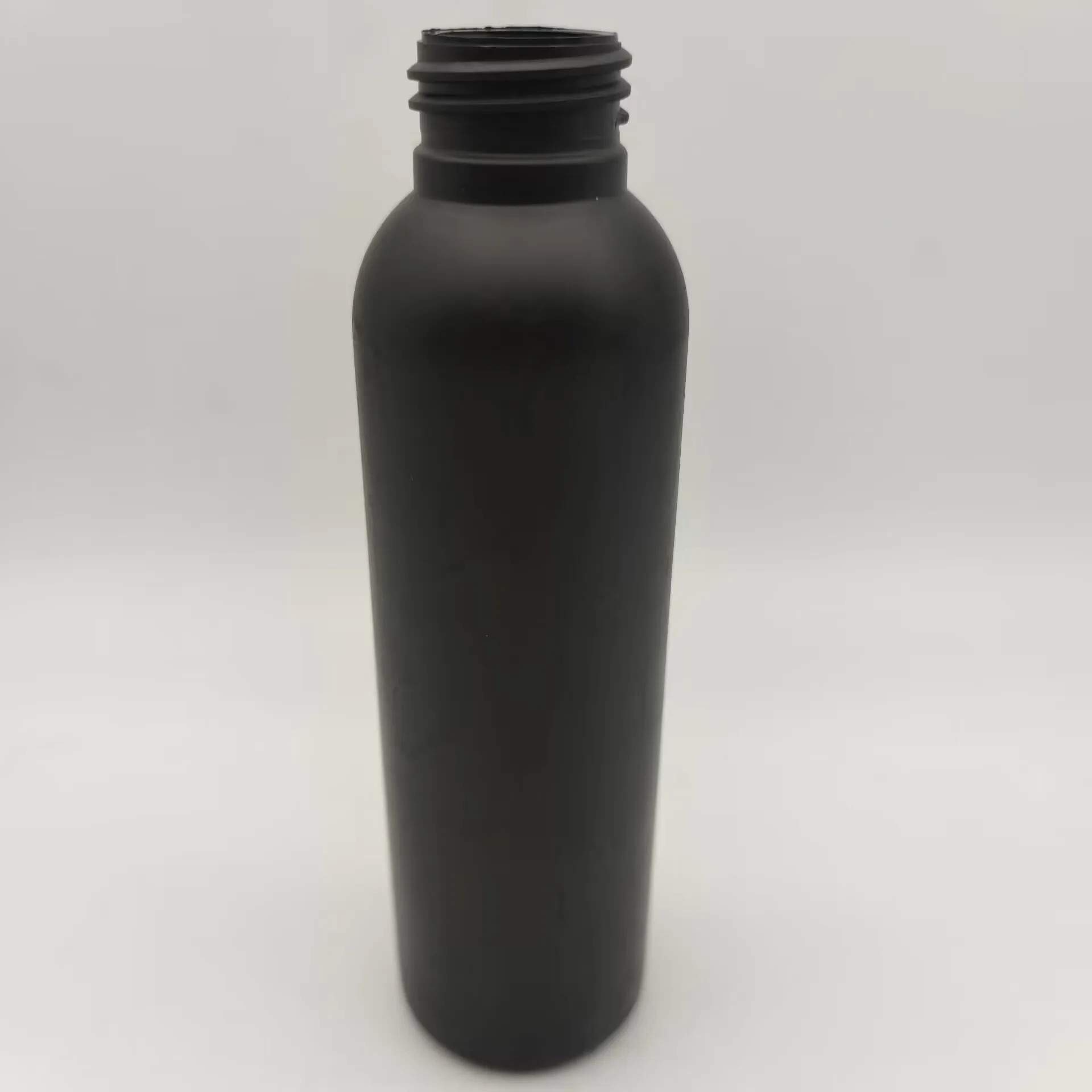 4 oz Cosmo round shape bottles soft touch bottles HDPE plastic bottles for shampoo conditioner