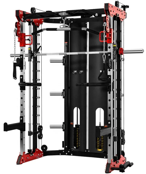 
Mutli Function Station Power rack multifunctional smith machine trainer Gym Smith Machine Pin Load Selection Machines 