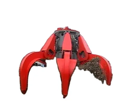 orange peel grab for stone , steel , sand