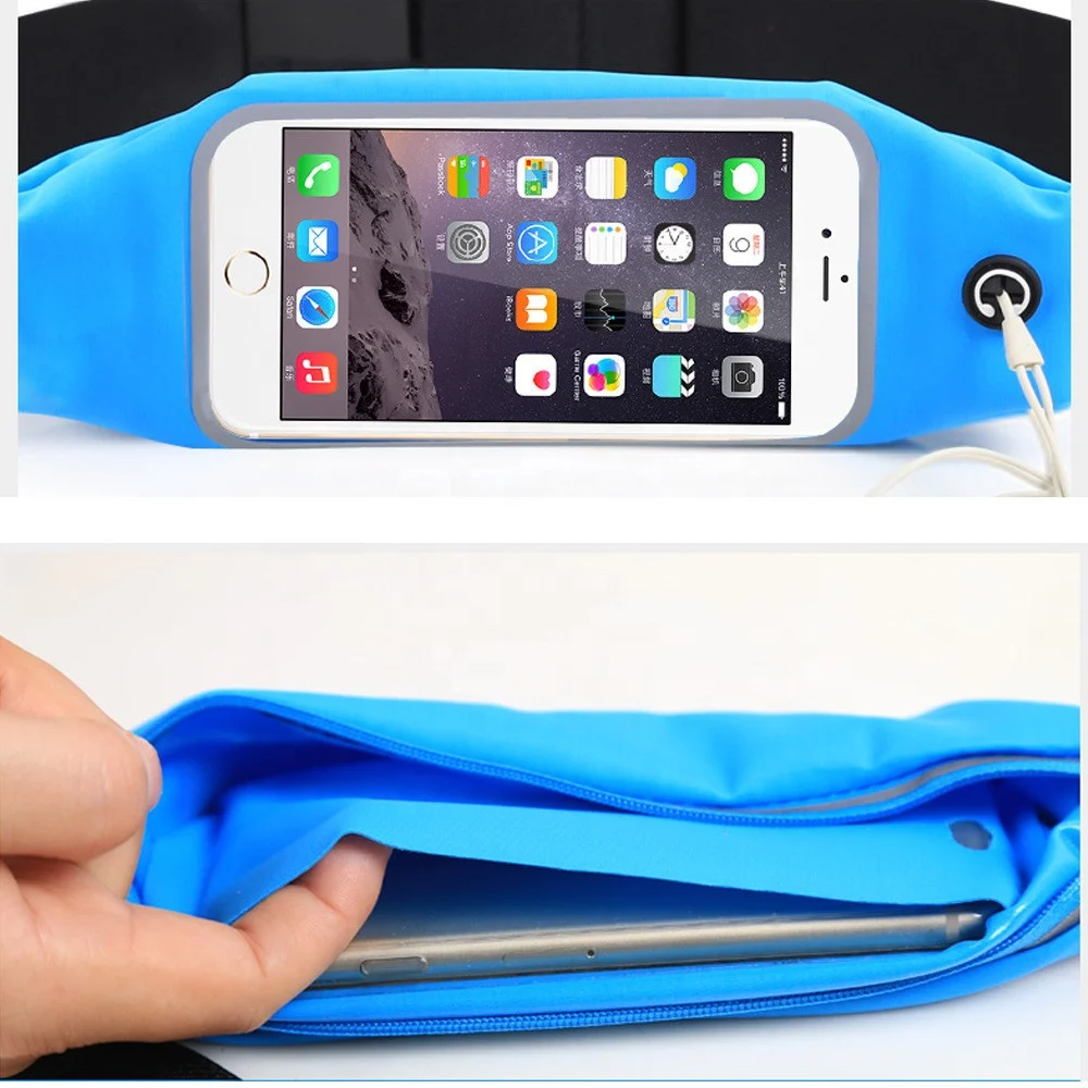 
Factory Price Hot-sale Outdoor sports running belt bag touch screen anti-theft waterproof invisible sport fitness waist bag 