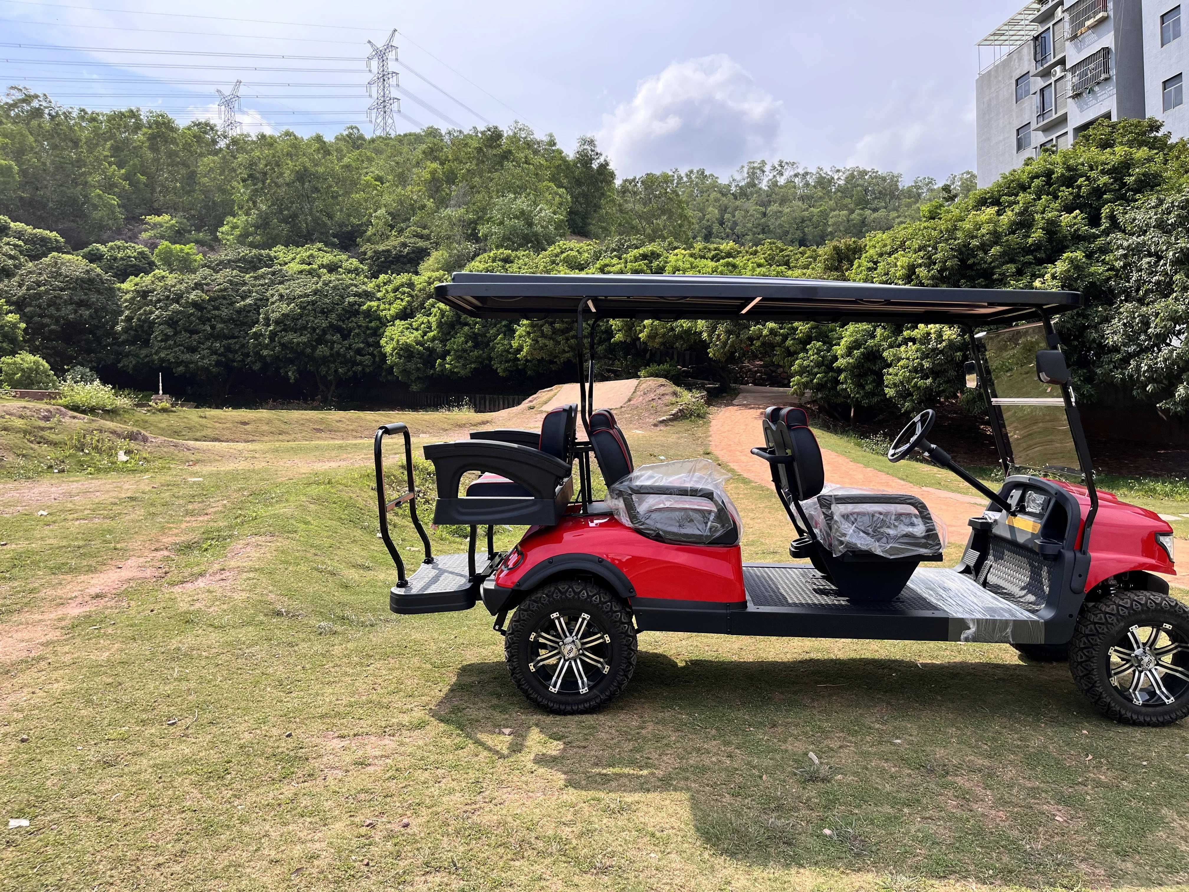 Golf Car Factory Outlet 4KW48V AC Moter CE Approved Electric Vehicles Golf Car For Driving