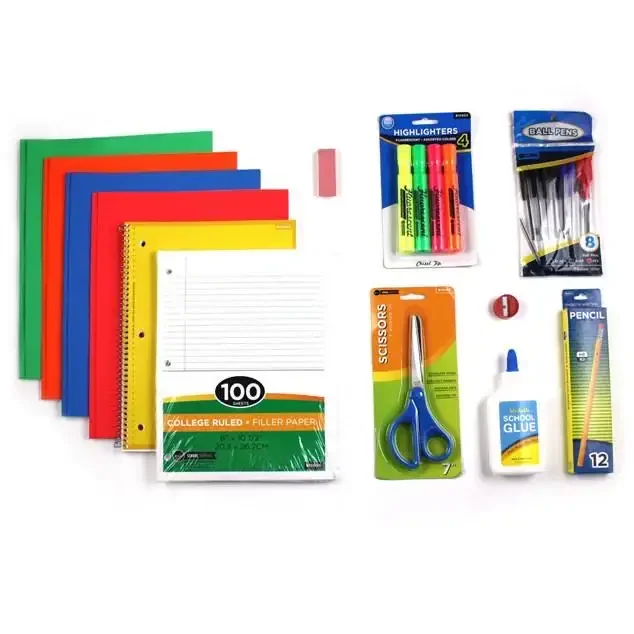 Factory supply custom school office multifunction used item stationery set for children gift