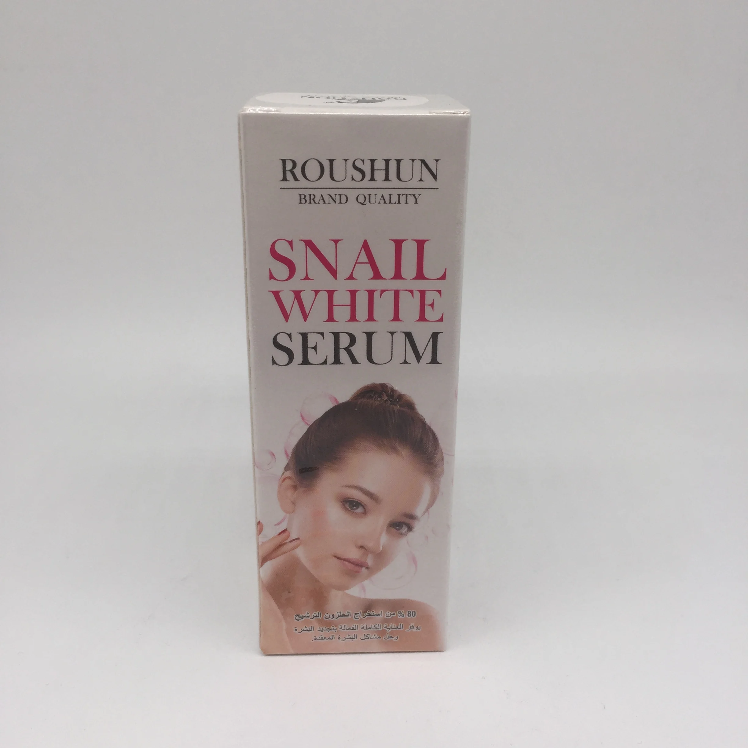 Roushun Snail Whitening Serum 80% O1 Filtrate Extract Face Facial Private Label Customizable Manufacturer
