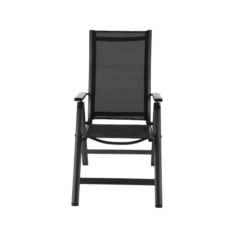 Garden funiture outdoor adjustable reclining chair folding aluminum chair for adults