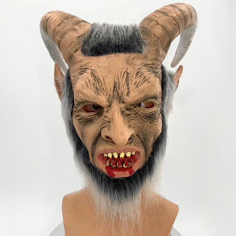 Hot Selling  Demon Costume Scary Movie Character Cosplay Latex Headgear Stage Performance Props Halloween s