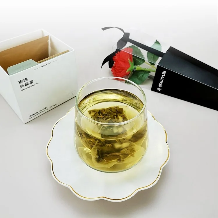 Китайский фруктовый чай белый персиковый oolong для красоты живота